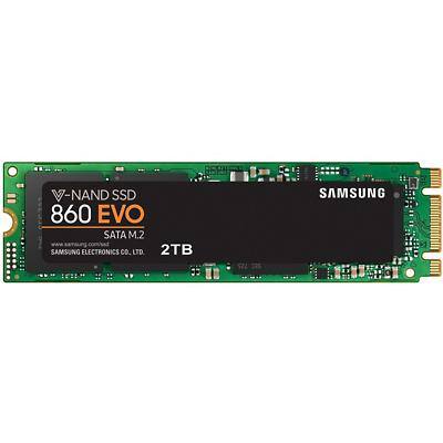 Samsung 2 TB Interne SSD 860 EVO M.2 Zwart