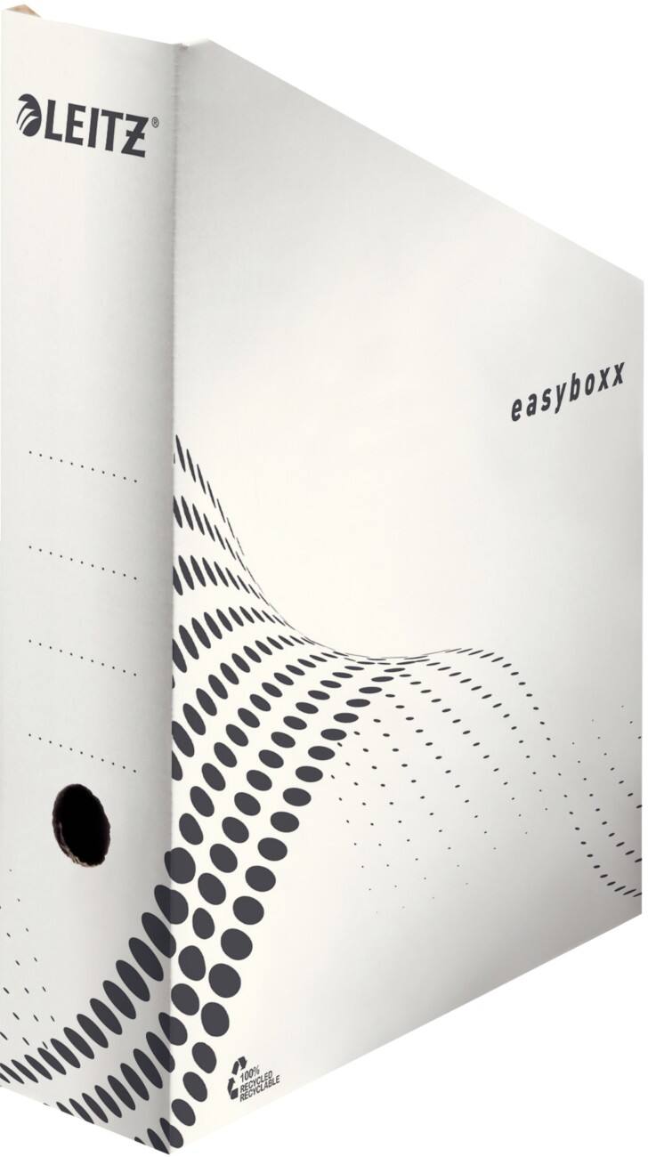 Leitz Archief Tijdschriftencassette easyboxx 700 vel A4 Wit 8 x 32 x 26 cm 25 Stuks