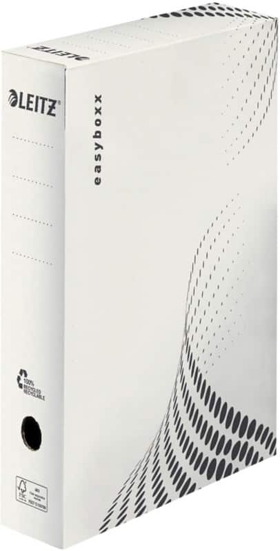Leitz easyboxx Archiefdoos 6131 700 Vel A4 Wit Karton 8 x 35 x 25 cm 25 Stuks