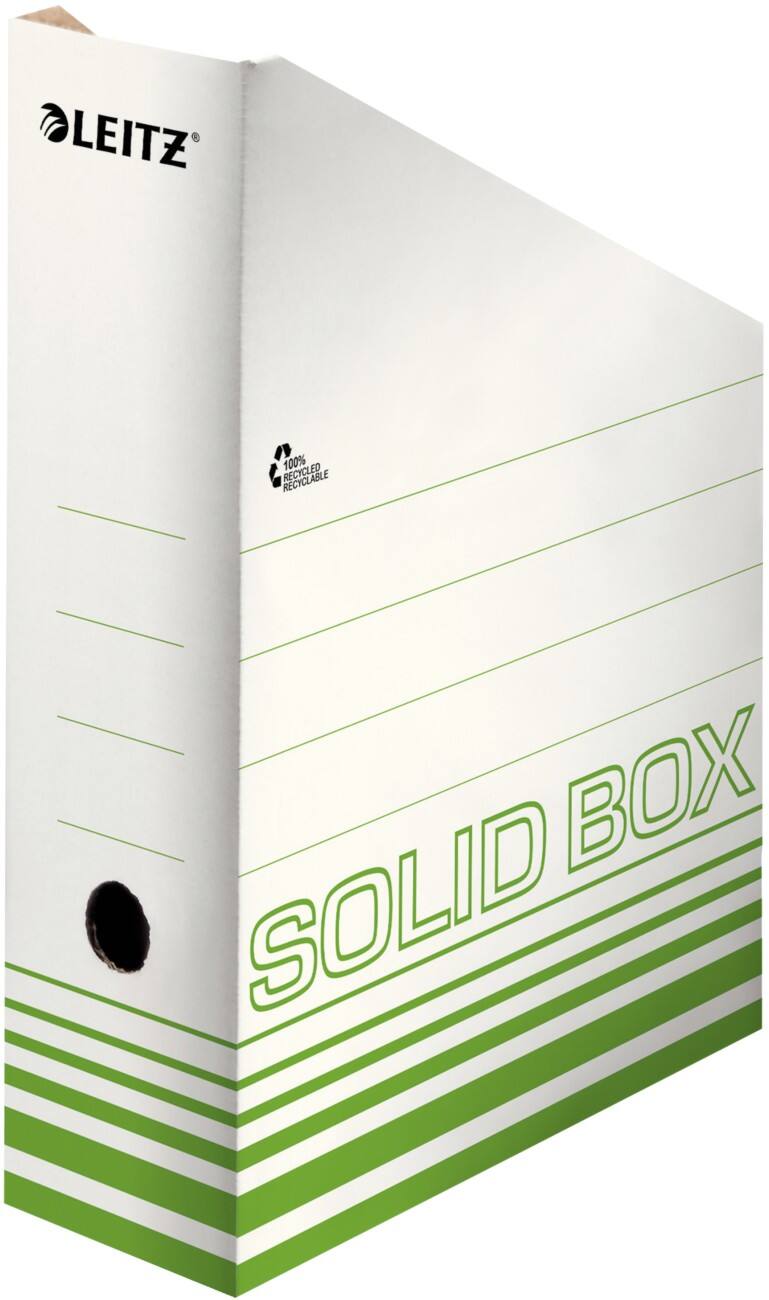 Leitz Tijdschriftencassette Solid 900 vel A4 Lichtgroen 10 x 26 x 32 cm 10 Stuks