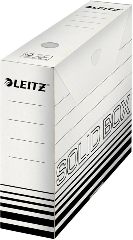 Leitz Solid Archiefdozen 6127 700 Vel A4 Wit Karton 8 x 25,7 x 33 cm 10 Stuks