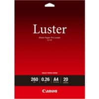 Canon Fotopapier Pro Luster LU-101 A4 260 gram Wit 20 vellen