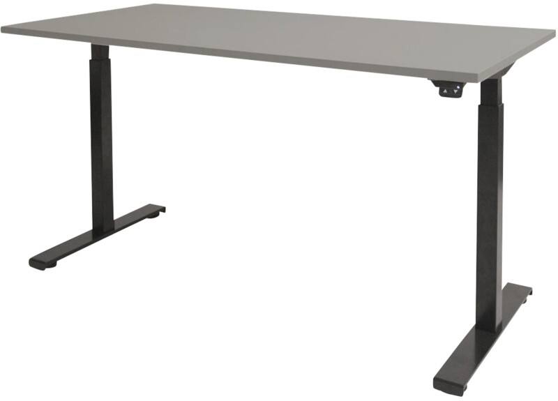 Schaffenburg Dextro Basic Zit-sta-bureau Rechthoekig T-Voet 1.200 (B) x 800 (D) x 705 (H) mm Melamine