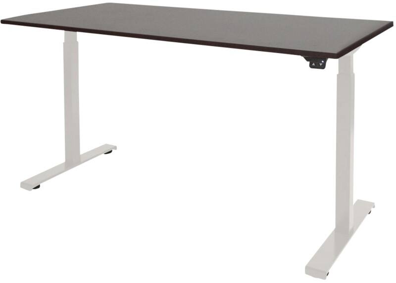 Schaffenburg Dextro Basic Zit-sta-bureau Rechthoekig Eiken T-Voet 1.200 (B) x 800 (D) x 705 (H) mm Melamine