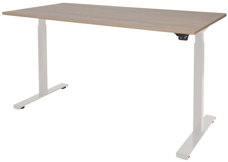 Schaffenburg Dextro Basic Zit-sta-bureau Rechthoekig Kersen T-Voet 1.400 (B) x 800 (D) x 705 (H) mm Melamine