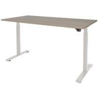 Schaffenburg Dextro Basic Zit-sta-bureau Rechthoekig Eiken T-Voet 1.400 (B) x 800 (D) x 705 (H) mm Melamine