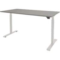 Schaffenburg Dextro Basic Zit-sta-bureau Rechthoekig T-Voet 1.600 (B) x 800 (D) x 705 (H) mm Melamine