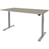 Schaffenburg Dextro Basic Zit-sta-bureau Rechthoekig Eiken T-Voet 1.600 (B) x 800 (D) x 705 (H) mm Melamine