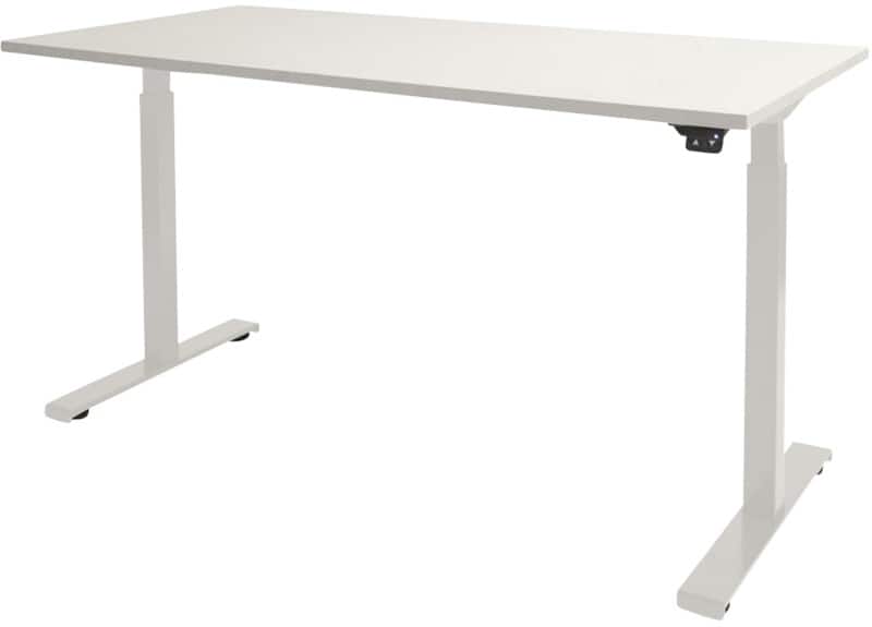 Schaffenburg Dextro Basic Zit-sta-bureau Rechthoekig T-Voet 1.800 (B) x 800 (D) x 705 (H) mm Melamine