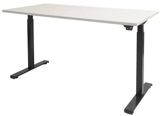 Schaffenburg Dextro Basic Zit-sta-bureau Rechthoekig T-Voet 1.800 (B) x 900 (D) x 705 (H) mm Melamine
