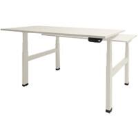 Schaffenburg Zit-sta bureau Dextro Plus Duo chalk wit 140x80 25mm-wit