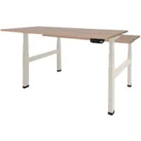 Schaffenburg Zit-sta bureau Dextro Plus Duo havana/cherry light 180x80 25mm-wit