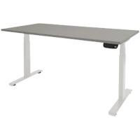 Schaffenburg Zit-sta-bureau Dextro Plus Grijs, wit 1200 x 800 mm