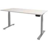 Schaffenburg Dextro Plus Zit-sta-bureau Rechthoekig T-Voet 1.200 (B) x 800 (D) x 645 (H) mm Melamine