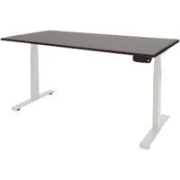 Schaffenburg Zit-sta-bureau Dextro Plus Logan eiken, wit 1200 x 800 mm