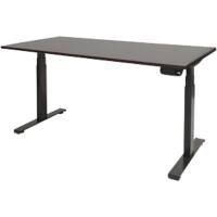 Schaffenburg Dextro Plus Zit-sta-bureau Rechthoekig Eiken T-Voet 1.200 (B) x 800 (D) x 645 (H) mm Melamine