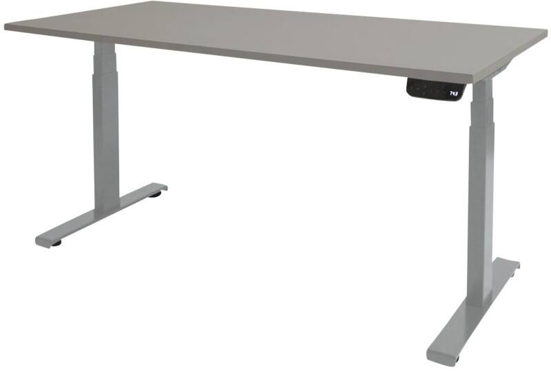 Schaffenburg Dextro Plus Zit-sta-bureau Rechthoekig T-Voet 1.400 (B) x 800 (D) x 645 (H) mm Melamine