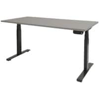 Schaffenburg Zit-sta-bureau Dextro Plus grijs t-poot 180x90 25mm-zw