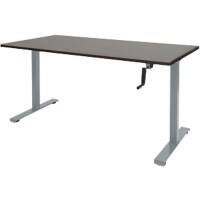 Schaffenburg Dextro Slinger Zit-sta-bureau Rechthoekig Eiken T-Voet 1.200 (B) x 800 (D) x 705 (H) mm Melamine