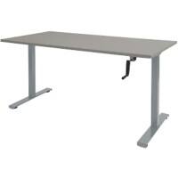 Schaffenburg Dextro Slinger Zit-sta-bureau Rechthoekig T-Voet 1.400 (B) x 800 (D) x 705 (H) mm Melamine