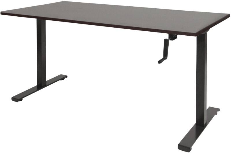 Schaffenburg Dextro Slinger Zit-sta-bureau Rechthoekig Eiken T-Voet 1.400 (B) x 800 (D) x 705 (H) mm Melamine