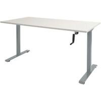 Schaffenburg Dextro Slinger Zit-sta-bureau Rechthoekig T-Voet 1.600 (B) x 800 (D) x 705 (H) mm Melamine