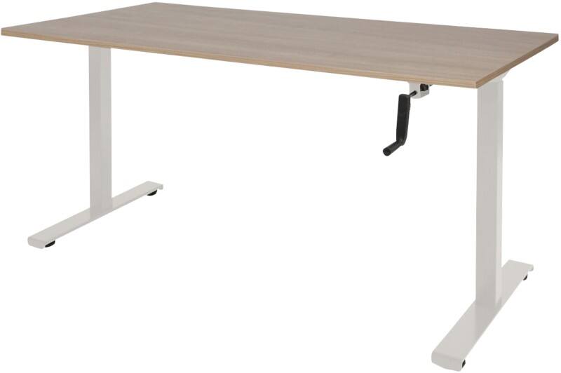 Schaffenburg Dextro Slinger Zit-sta-bureau Rechthoekig Kersen T-Voet 1.800 (B) x 800 (D) x 705 (H) mm Melamine