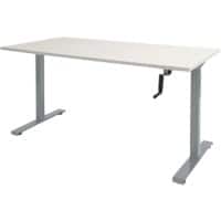 Schaffenburg Dextro Slinger Zit-sta-bureau Rechthoekig T-Voet 1.800 (B) x 800 (D) x 705 (H) mm Melamine