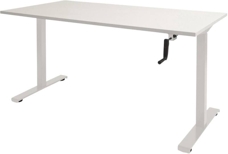 Schaffenburg Dextro Slinger Zit-sta-bureau Rechthoekig T-Voet 1.800 (B) x 800 (D) x 705 (H) mm Melamine