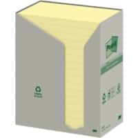 Post-it Recycled Notes 127 x 76 mm Canary Yellow Geel 16 Blokken van 100 Vellen