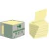 Post-it Recycled Z-Notes 76 x 76 mm Canary Yellow Geel 6 Blokken van 100 Vellen