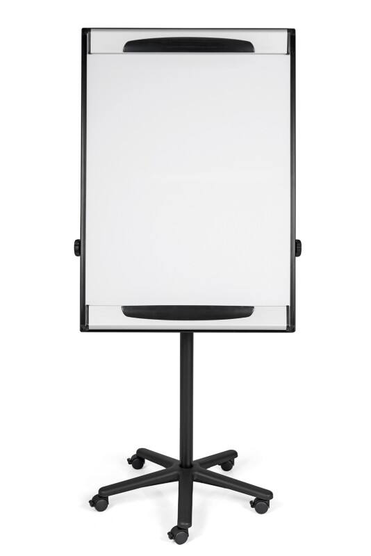 Bi-Office Design Mobiele flipchart Vrijstaand Staal 70 (B) x 100 (H) cm Zwart