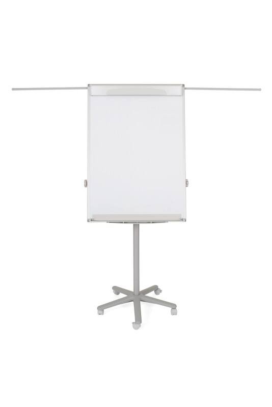 Bi-Office Design Mobiele flipchart Vrijstaand Staal 70 (B) x 100 (H) cm Grijs