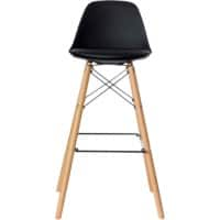 Paperflow Bar Stool Zwart Pack of 2