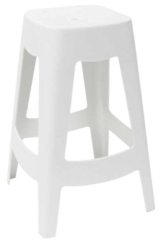 meet powered by PAPERFLOW Bar Stool Wit Pack of 5