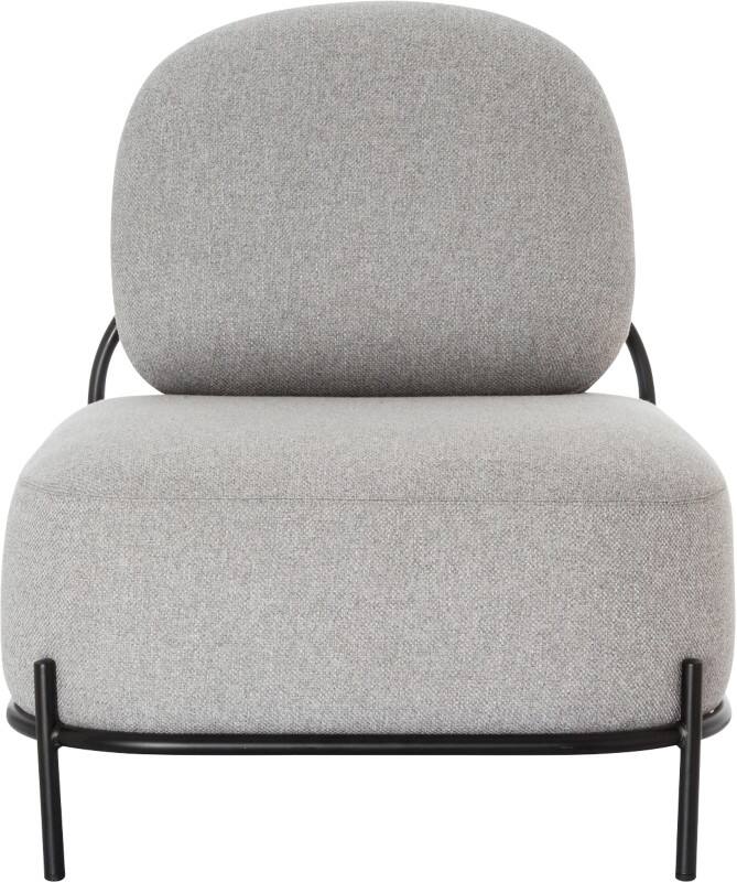 meet powered by PAPERFLOW Bezoekersstoel Stof Zonder armleuning Grijs Admiraal