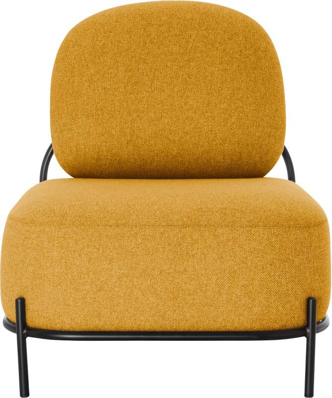 meet powered by PAPERFLOW Bezoekersstoel Stof Zonder armleuning Goud Admiraal