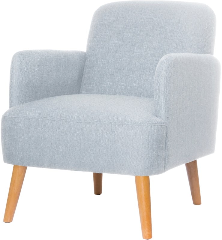 meet powered by PAPERFLOW Bezoekersstoel Stof Vaste armleuning Grijs Brooks