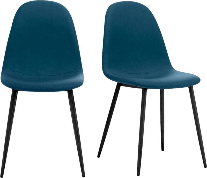 meet powered by PAPERFLOW bezoekersstoel MUST Blauw 2 stuks