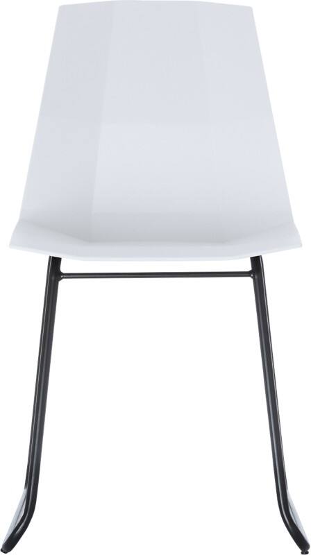 meet powered by PAPERFLOW Bezoekersstoel CUBE Wit 2 stuks