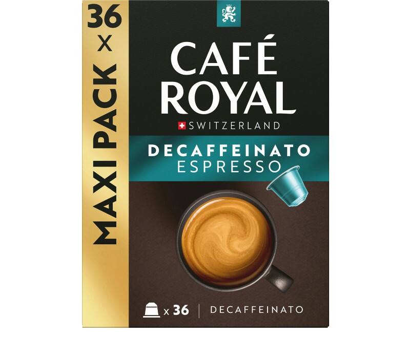 CAFÉ ROYAL Espresso Decaffeinato Koffiecups 36 Stuks à 5.2 g