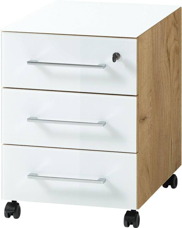 GERMANIA Ladeblok Navarra-eiken, wit 400 x 500 x 550 mm