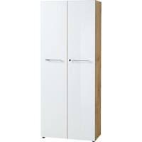 GERMANIA Ladenkast Monteria Navarra Eiken, Wit. 800 x 370 x 1.96 mm