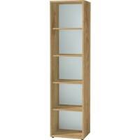 GERMANIA Boekenkast Navarra Eiken, Wit. 500 x 370 x 1.96
