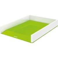 Leitz WOW Brievenbakje PS (Polystyreen) Stapelbaar A4 Groen, wit