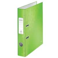 Leitz 180° WOW Smal Ordner A4 50 mm Groen 2 Ringen 1006 Gelamineerd karton Staand