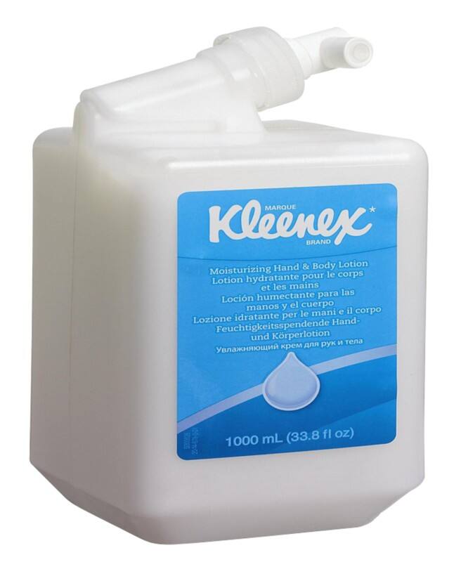 Kleenex Navulling voor hand- en bodylotion Vloeibaar Wit 6373 6 Stuks à 1 L