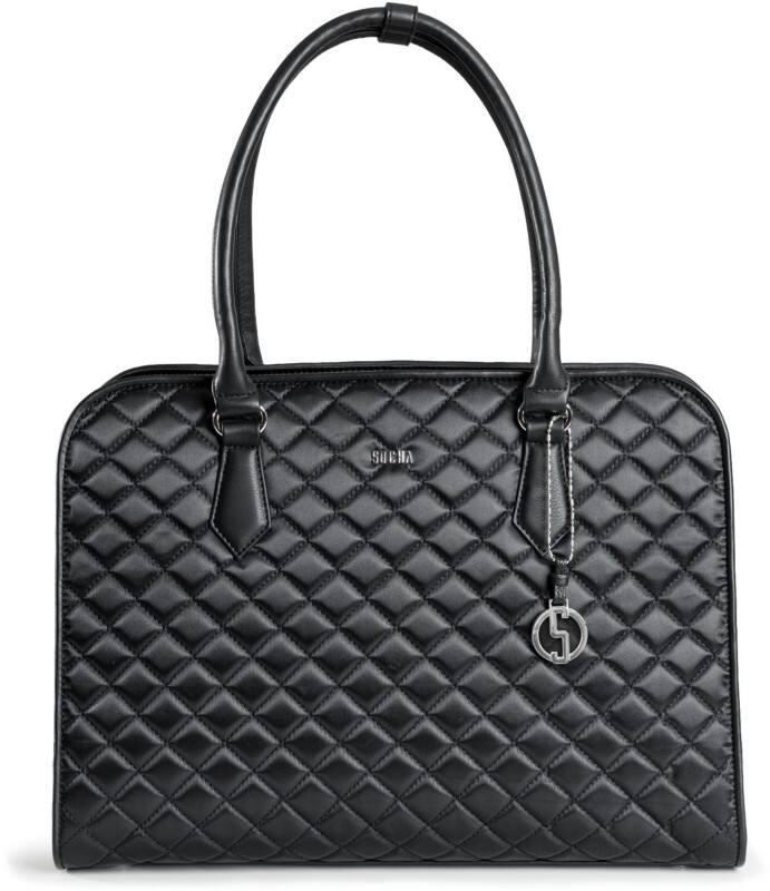 SOCHA Black Dia Facelift Laptoptas 15,6" 41 x 13 x 32,5 cm Kunstleer Zwart