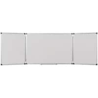 Bi-Office Earth Vouwbaar whiteboard Magnetisch Dubbel 120 (B) x 90 (H) cm Wit