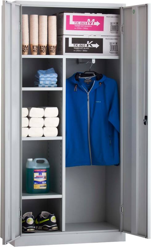 Garderobekast Grijs 920 x 500 x 1.950 mm